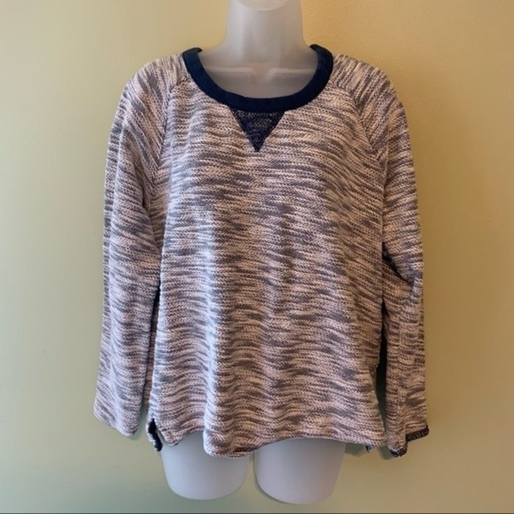 Athleta Castle Peak Slub Crew Sweater, Size XL